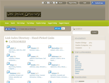 Tablet Screenshot of linkindexdirectory.com